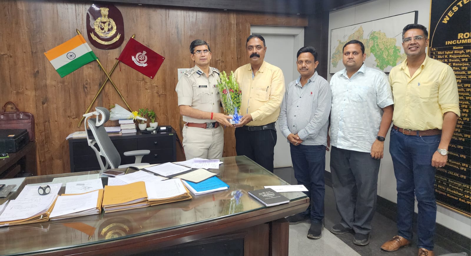 Chamber delegation met Sri Brijesh Kr. Rai, IPS, DIG (WR), Rourkela